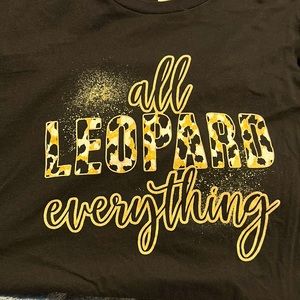Size XL “All Leopard Everything” tee shirt